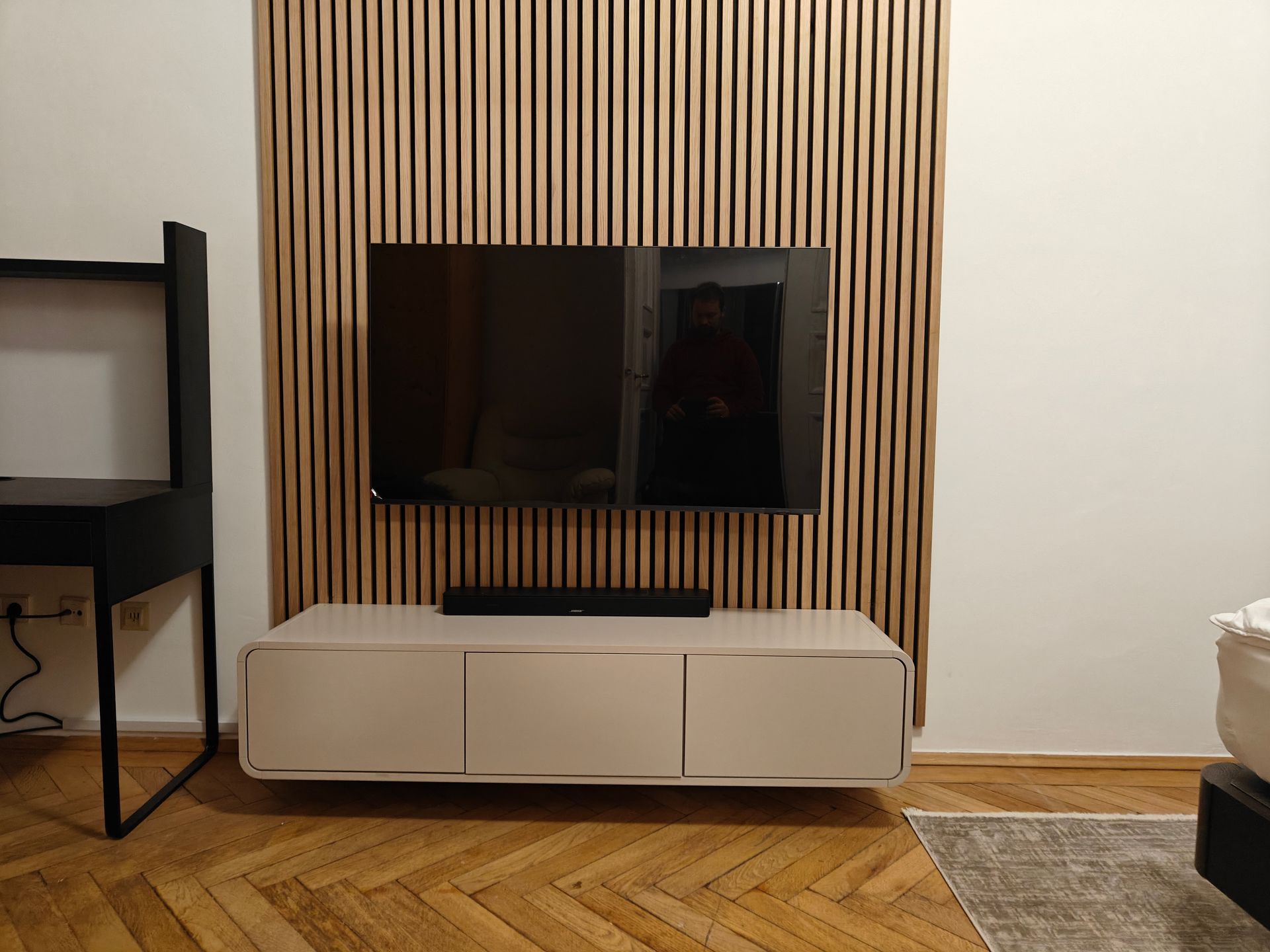 Beleuchtungsmontage in einem Münchner Wohnraum