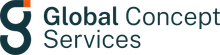 Un logo pour une entreprise appelée Global Concept Services