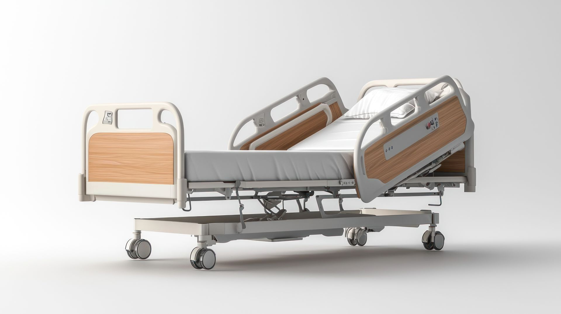 Un lit médicalisé surélevé