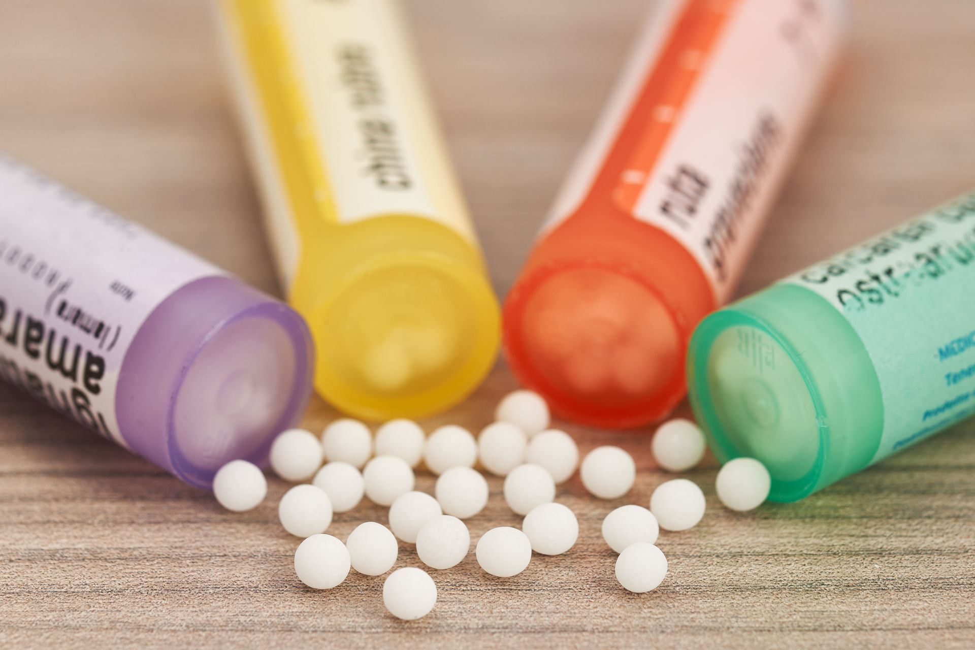 Des granulés d'homéopathie