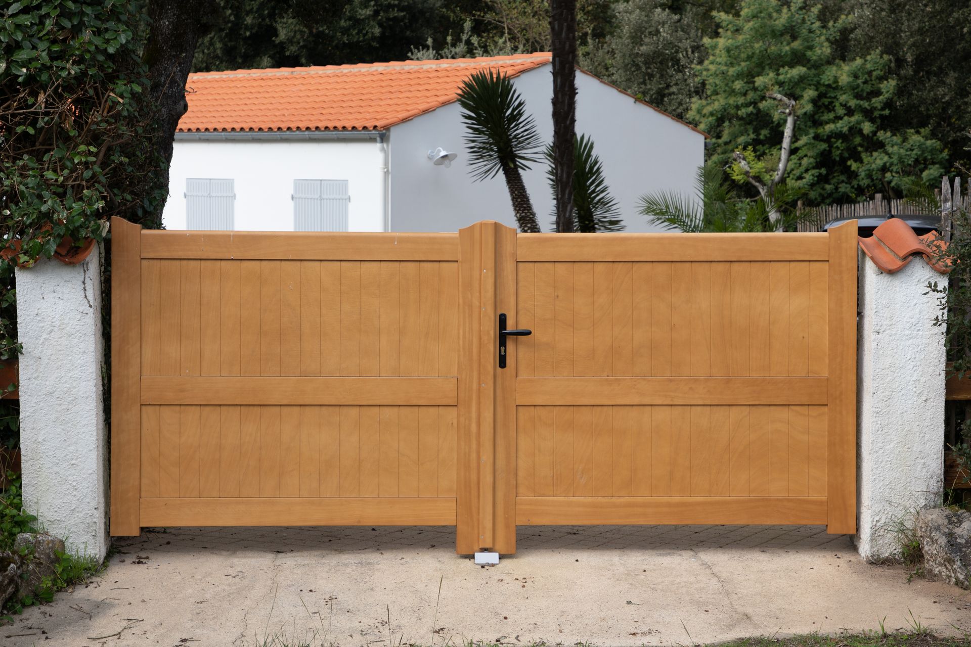 Portail en bois