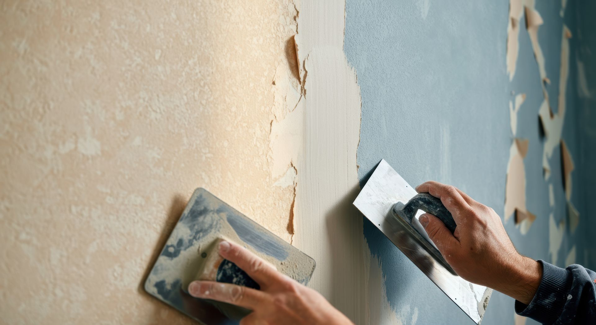 Enlèvement de revêtement de mur
