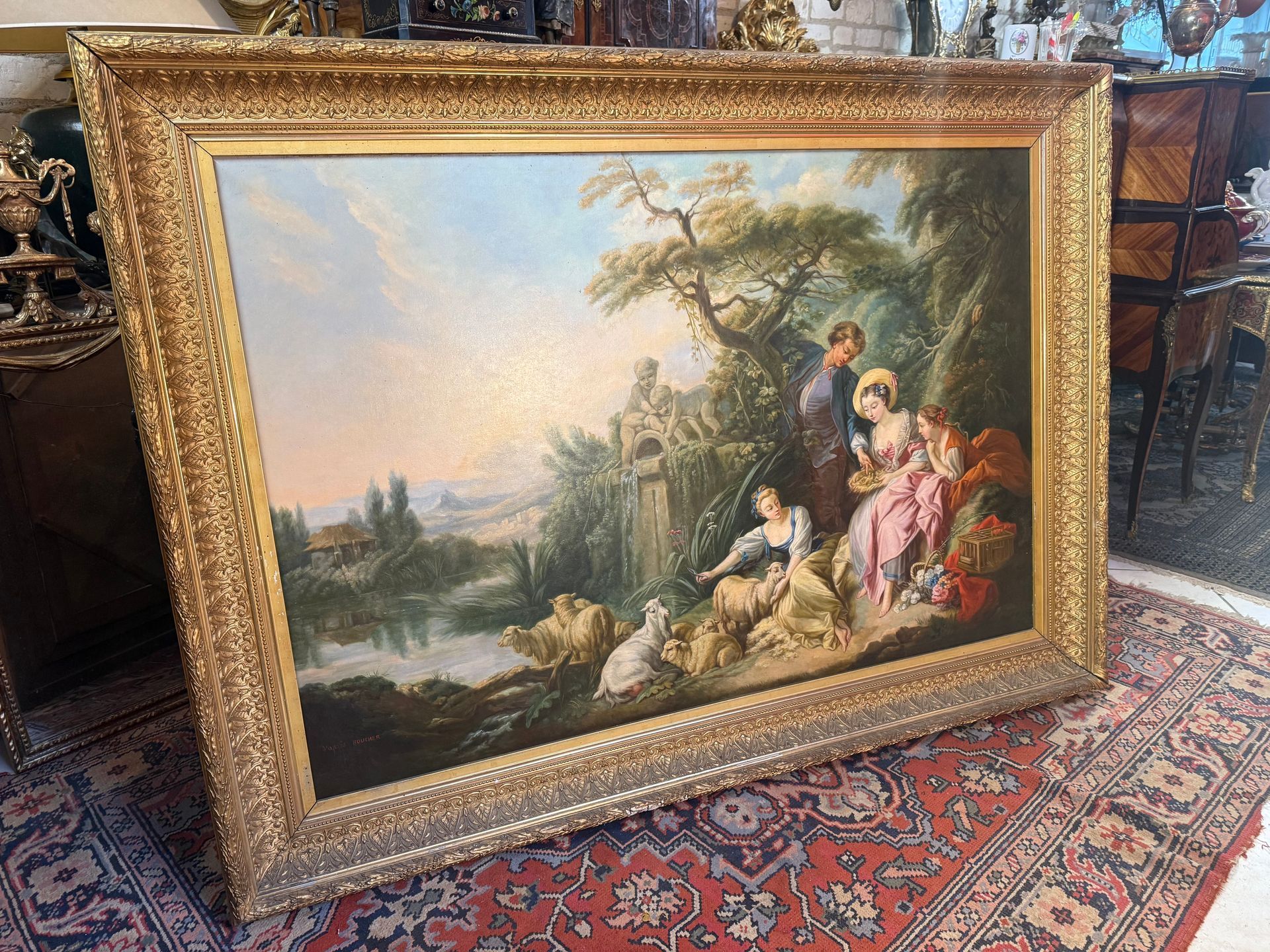 Grande Huile sur toile