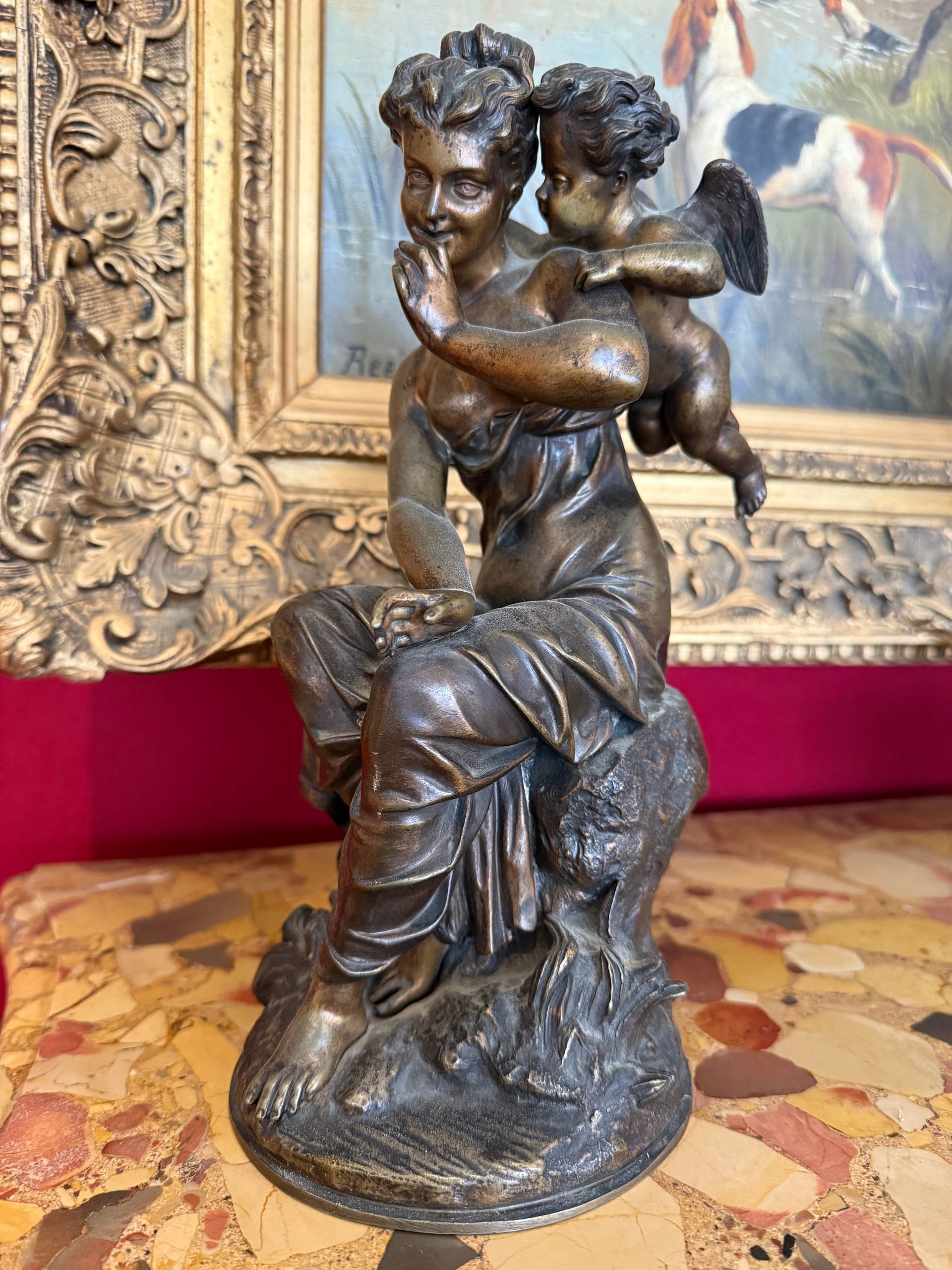 Sculpture  d'après Henri Emile Adrien Trodoux 