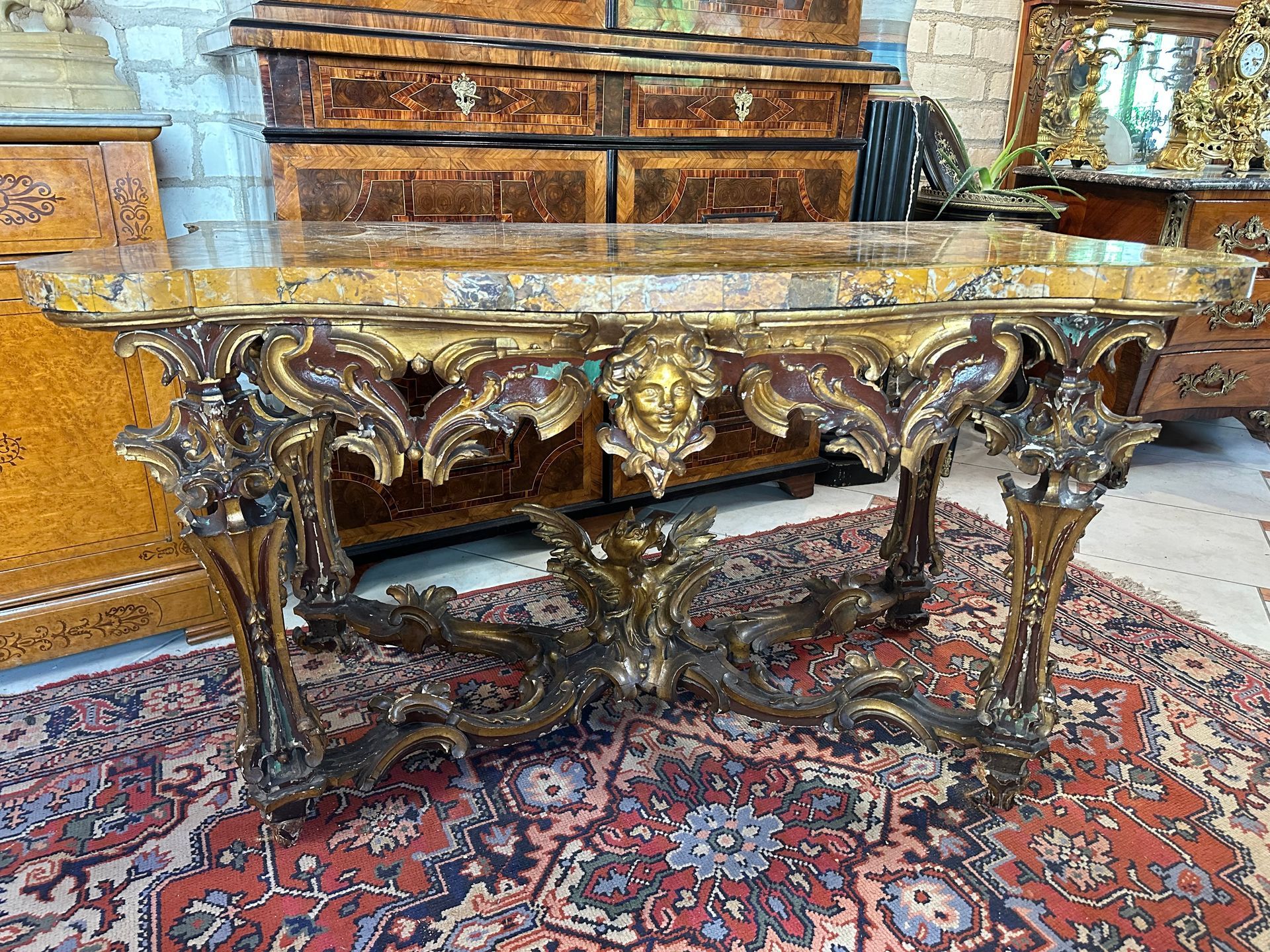 IMPORTANTE CONSOLE LOUIS XV FIN 17ème début 18ème