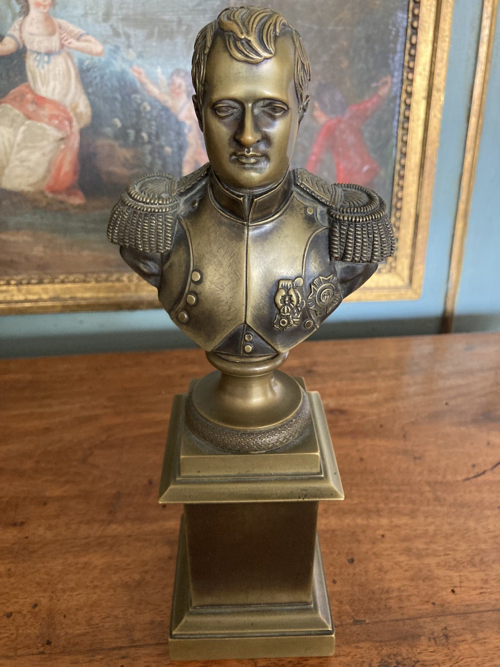 BUSTE DE NAPOLEON EN BRONZE EPOQUE EMPIRE