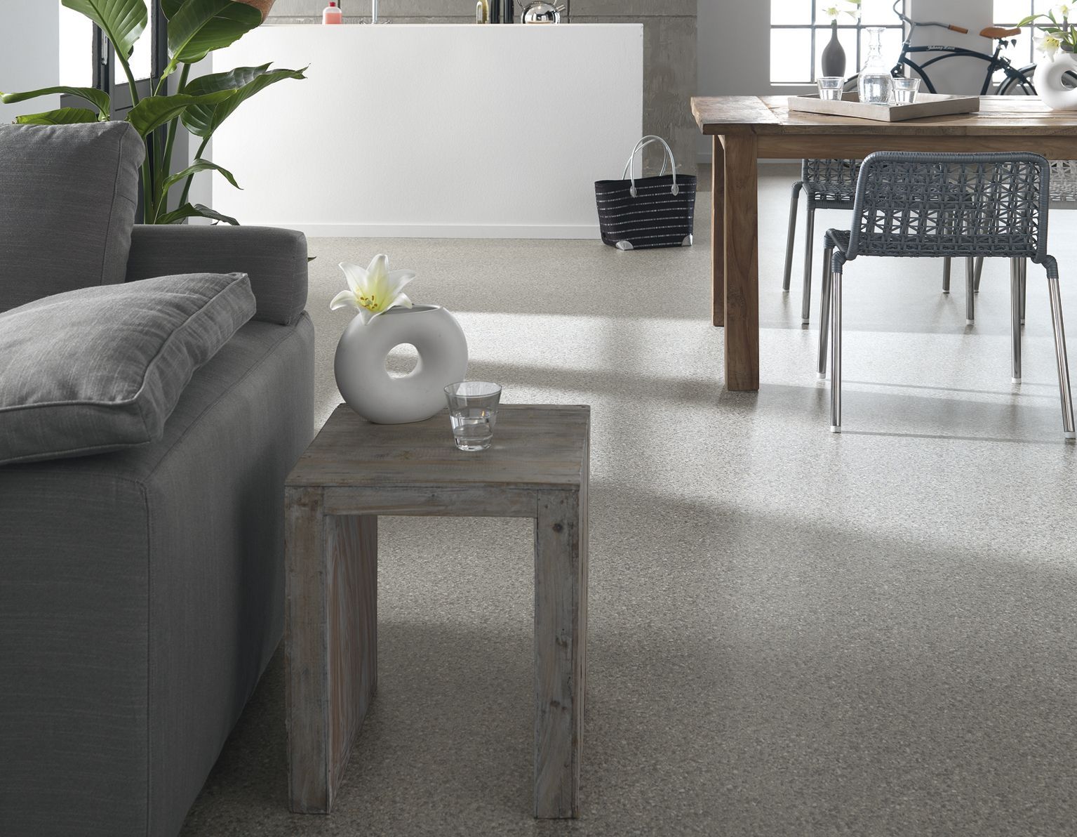 Linoléum aspect granit - AB Sols Plus Sàrl - Epagny