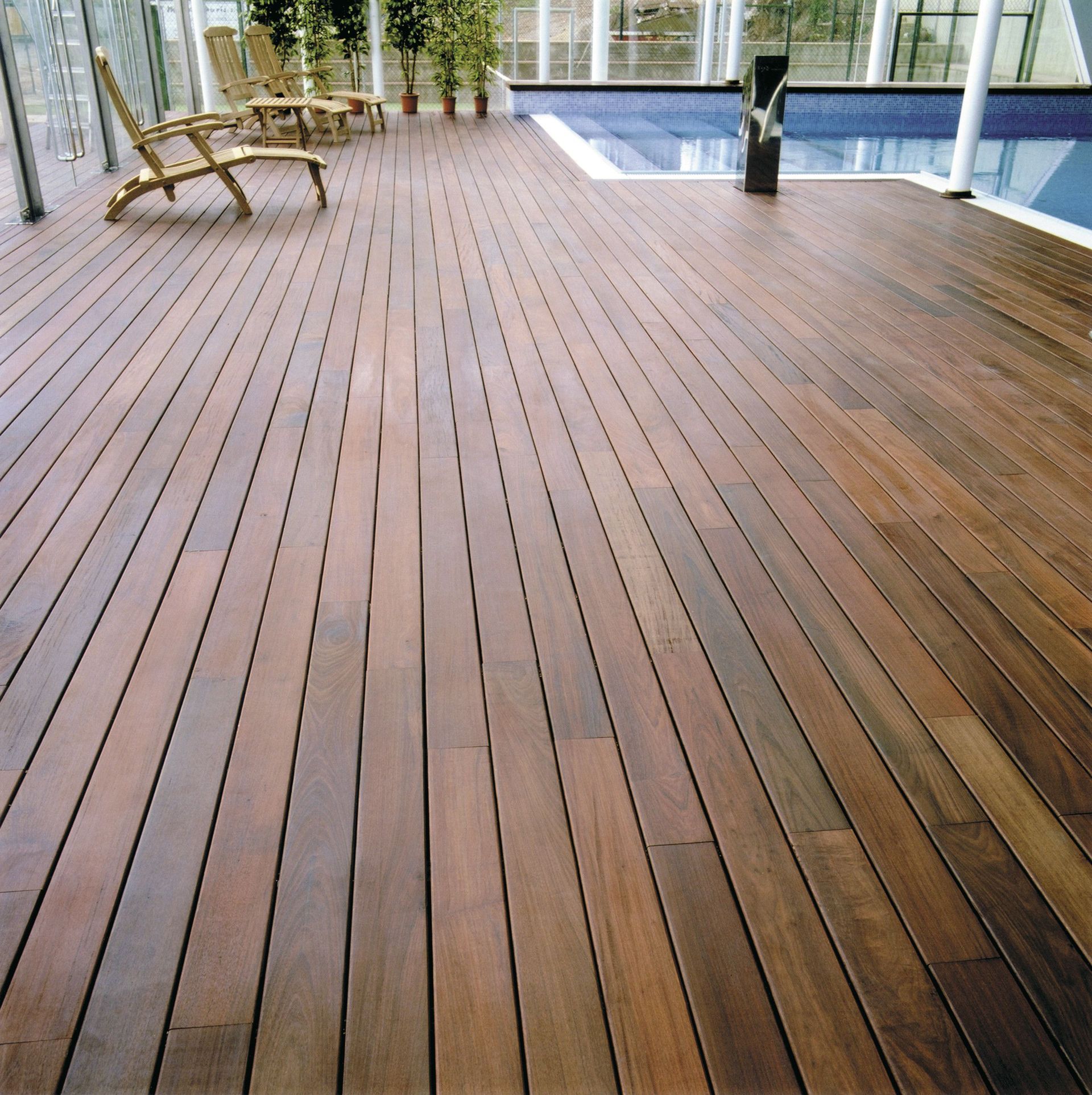 Parquet extérieur espace wellness - AB Sols Plus Sàrl - Epagny