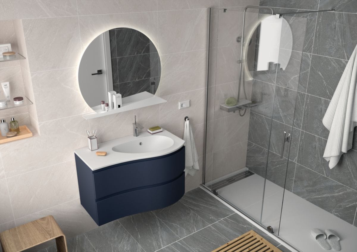 Salle de bains à Colombier-Saugnieu