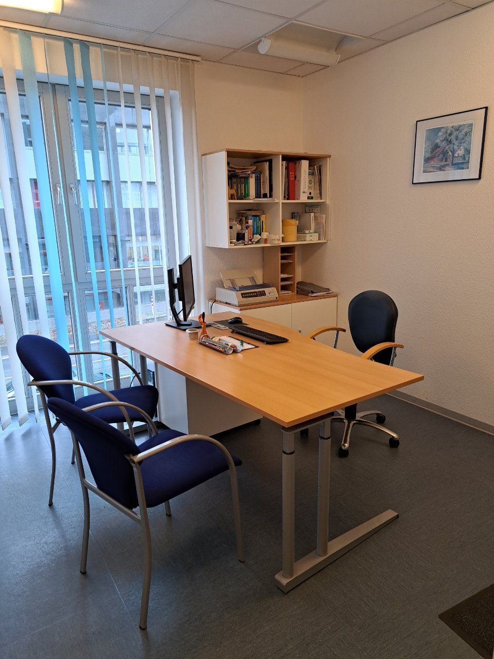 Behandlungsraum der Arztpraxis