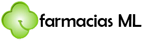 El logotipo de farmacias ml tiene un trébol verde.