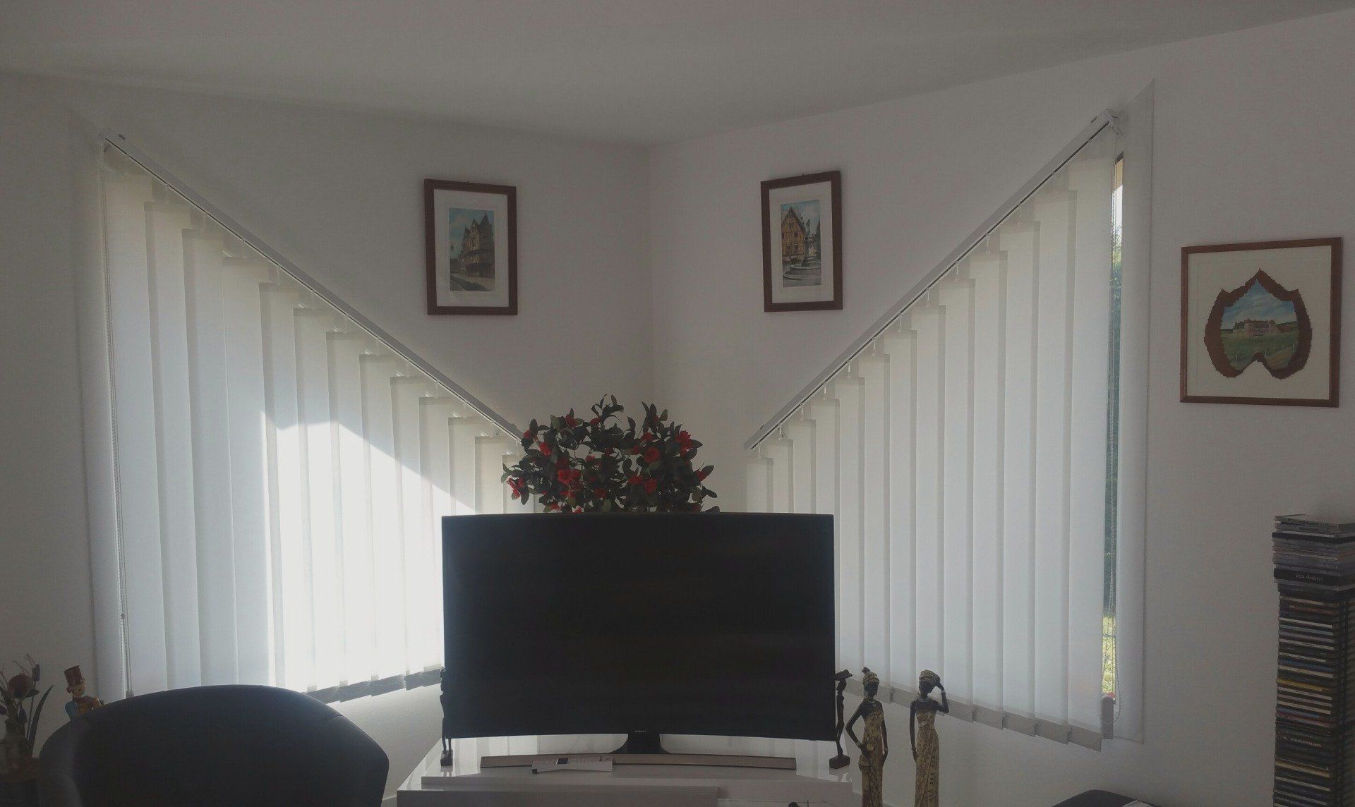 store intérieur et ecran plat