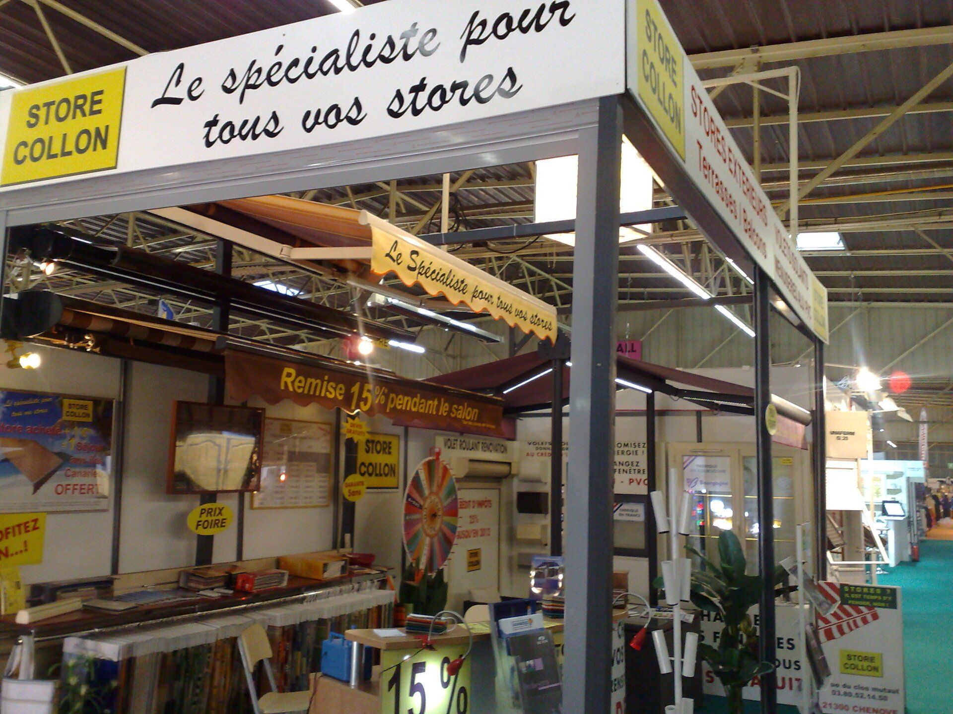 slogan du stand store collon