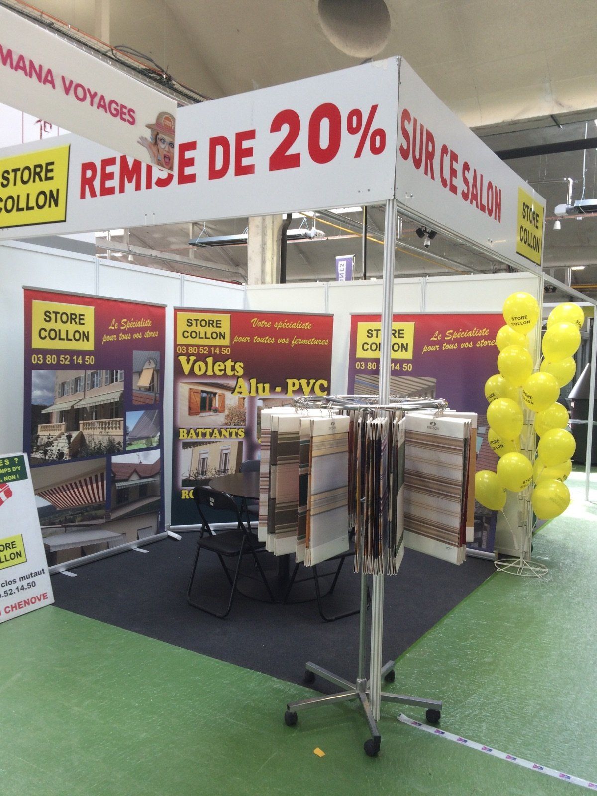 stand store collon détail