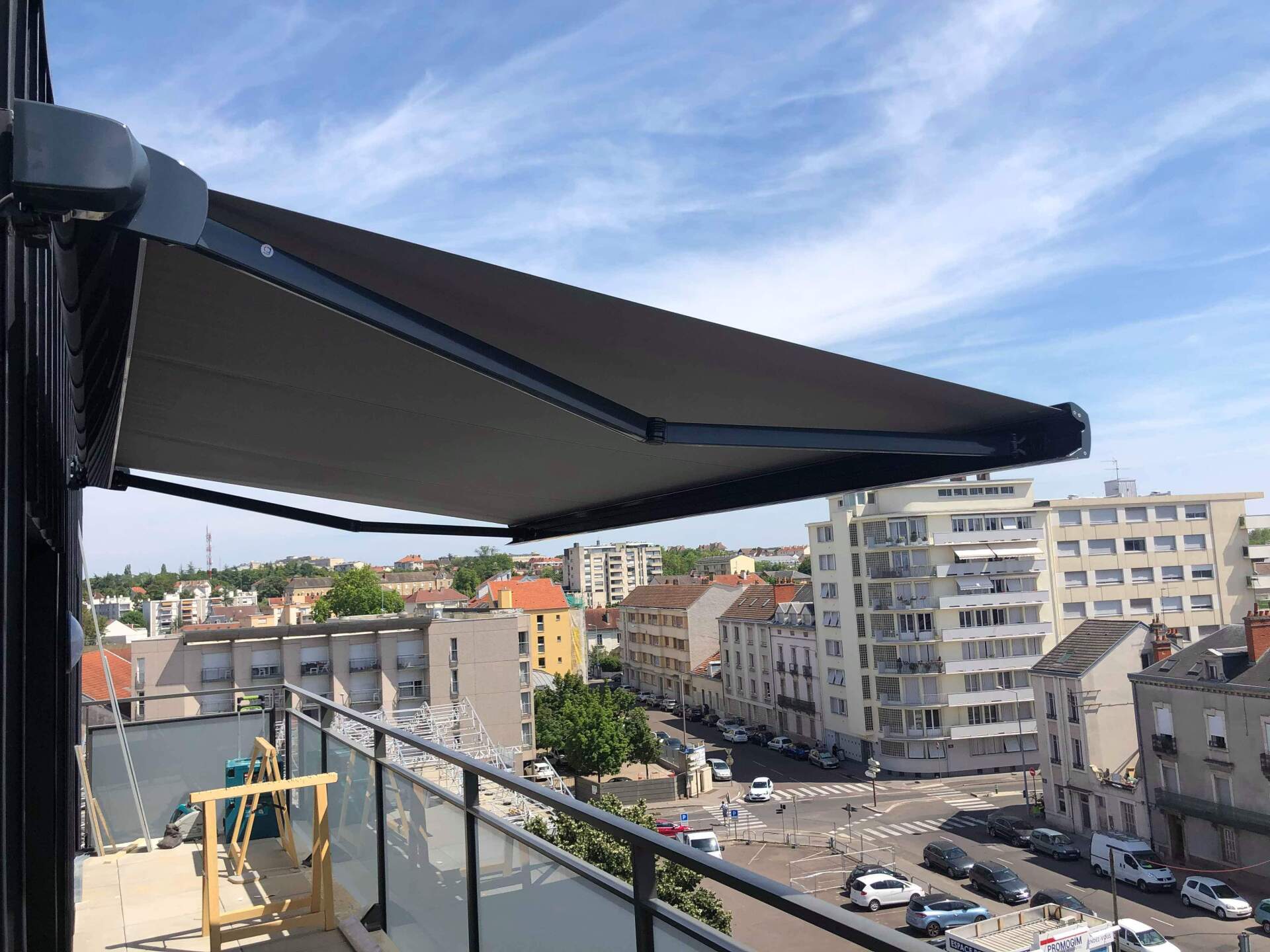 store ciel bleu en ville