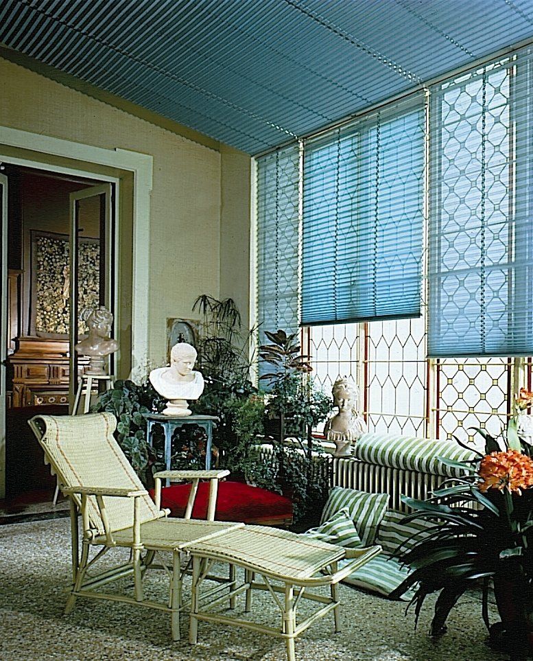 store intérieur bleus