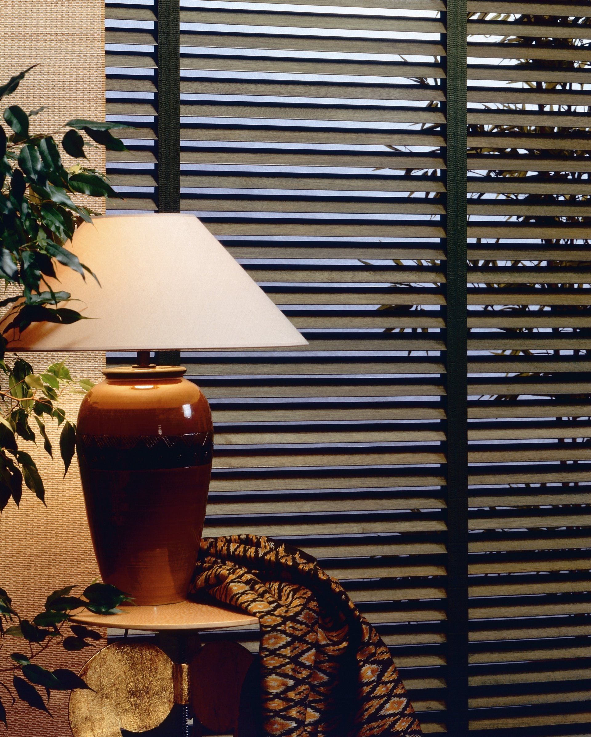 store intérieur et lampe