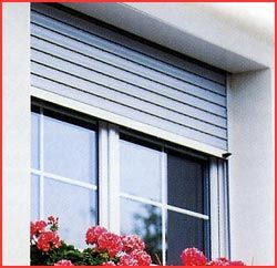 volet roulant géraniums