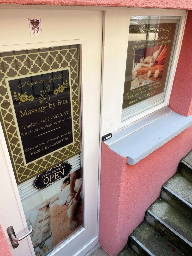 Studioeingang von Massage by Bua