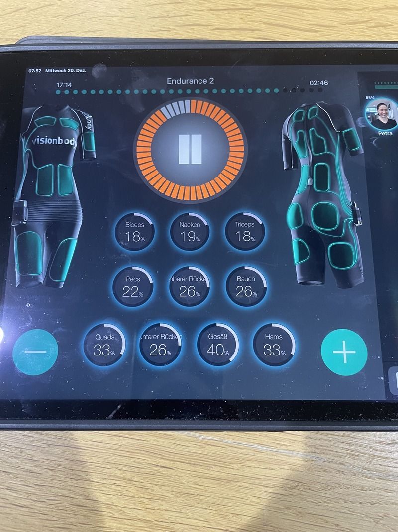 motus physio ag – Training-Dashboard