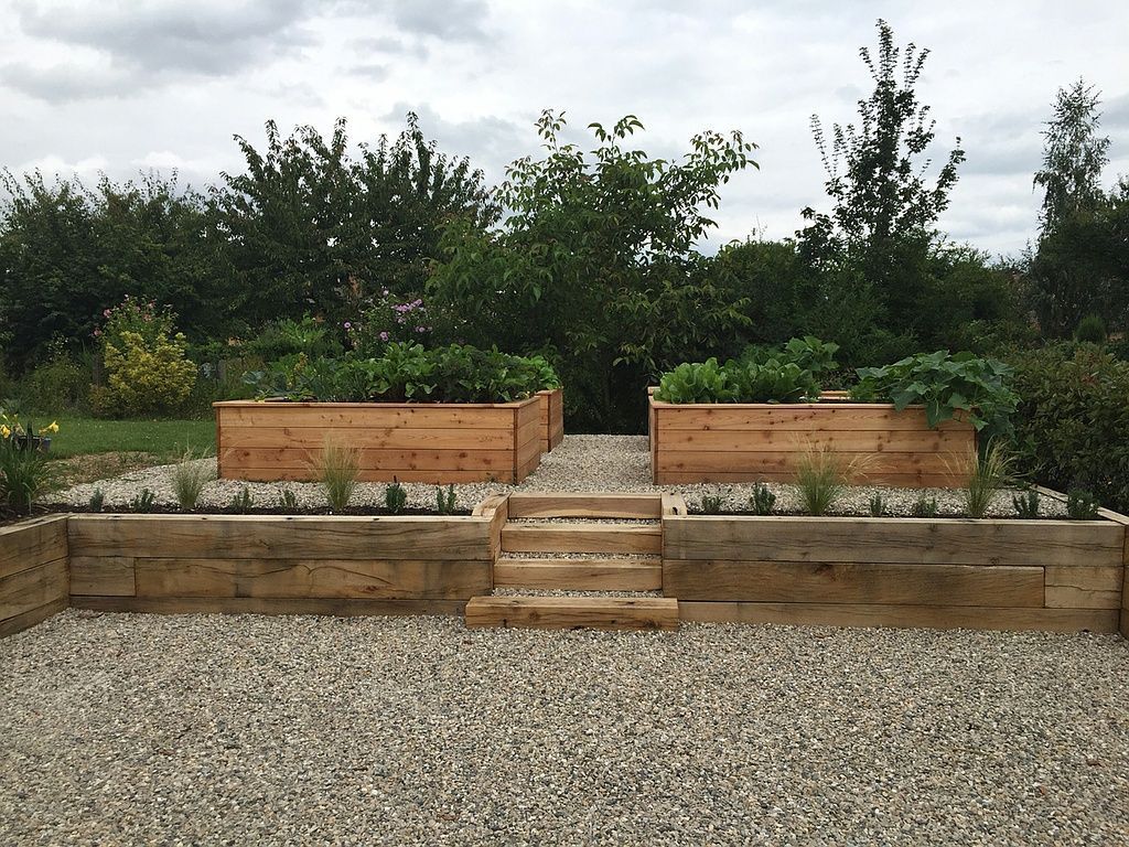 Potager surélevé en permacult ure