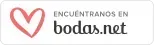 Un logotipo para boda.net con un corazón.