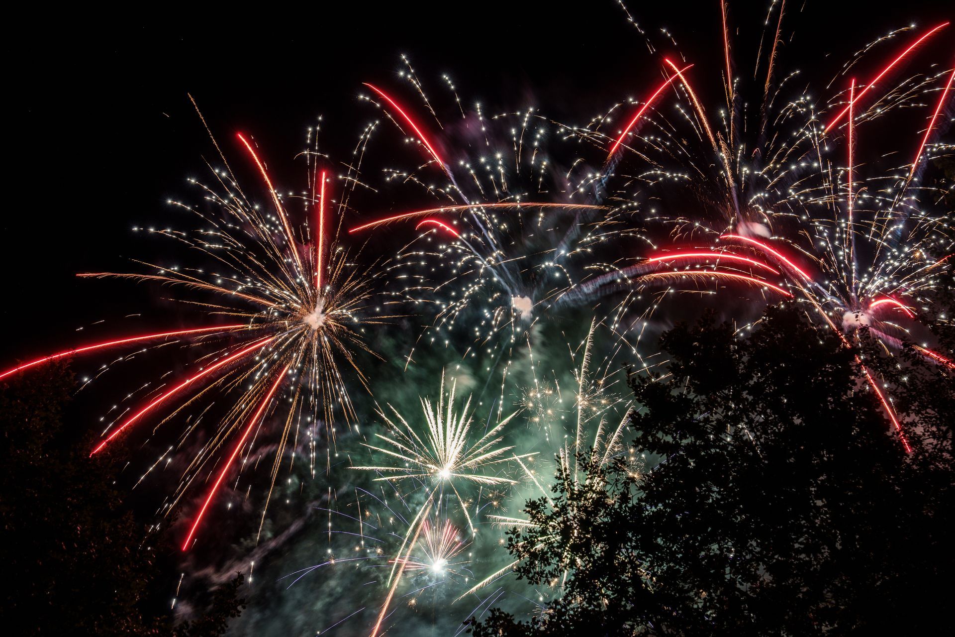 Un feu d'artifice lors d'une occasion : associations ou collectivités