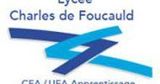 Logo du lycée Charles de Foucauld
