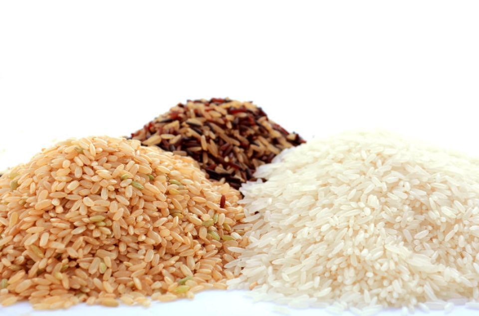 different types of rice