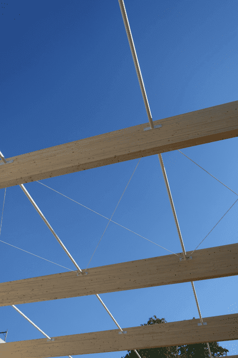 Rewe bei Nacht von Außen