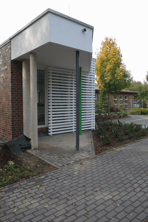 Rewe bei Nacht von Außen