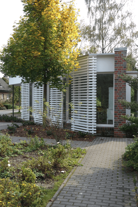 Rewe bei Nacht von Außen