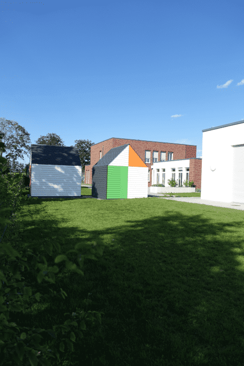 Rewe bei Nacht von Außen