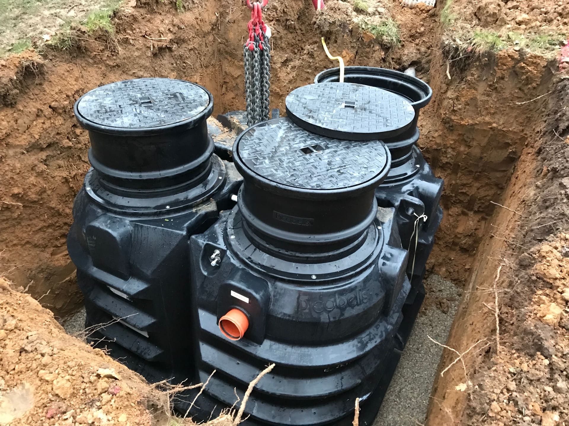 Installation de microstation d’épuration Picobells