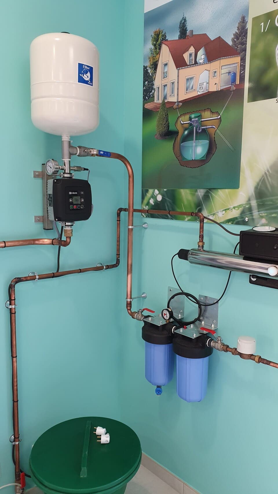 Station Barbade Distribution eau de pluie