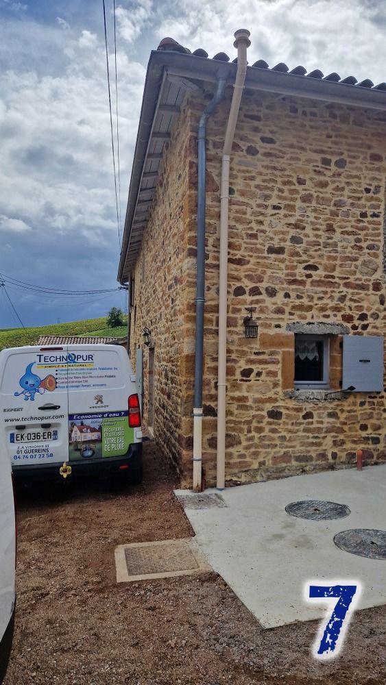 pose d'une micro station par technopur