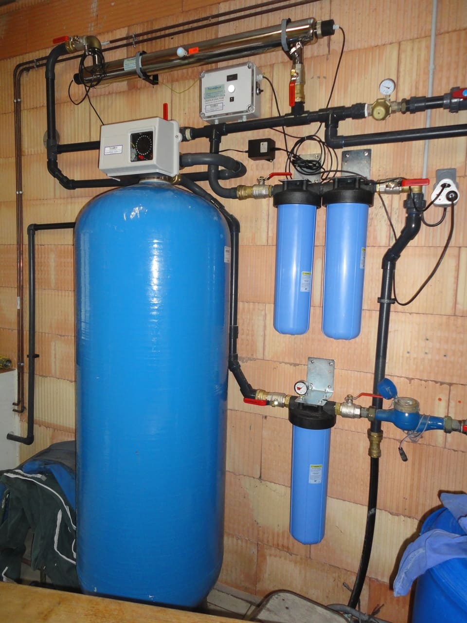 Purificateur d'eau installation complète