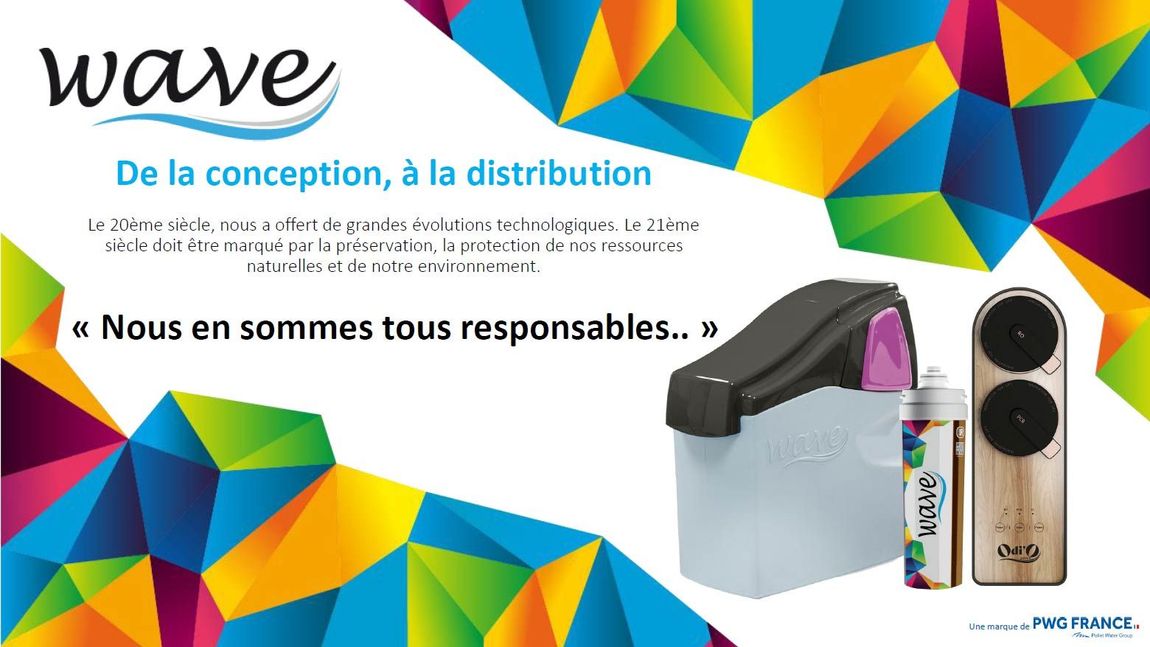 Flyer Wave présentant un produit