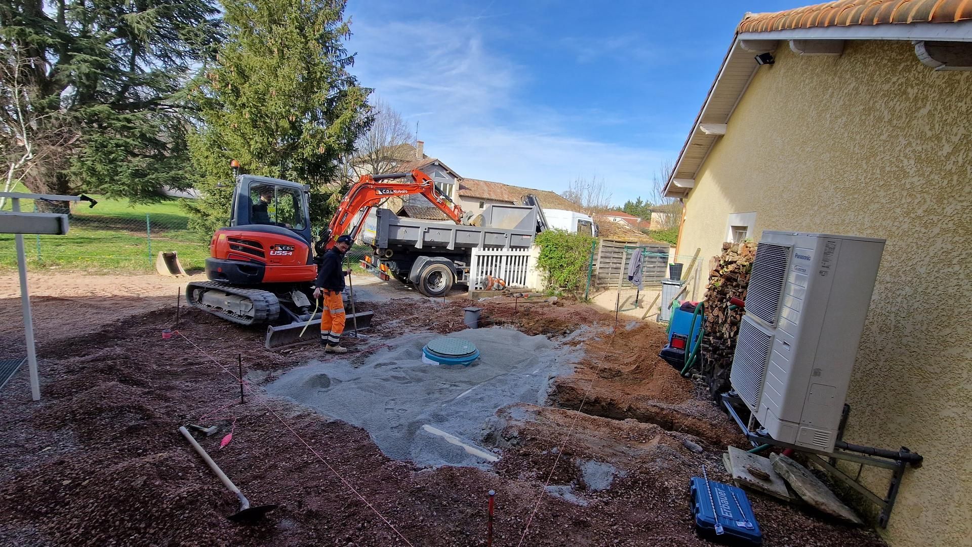 Pose d'une cuve Technopur de 10 000 L