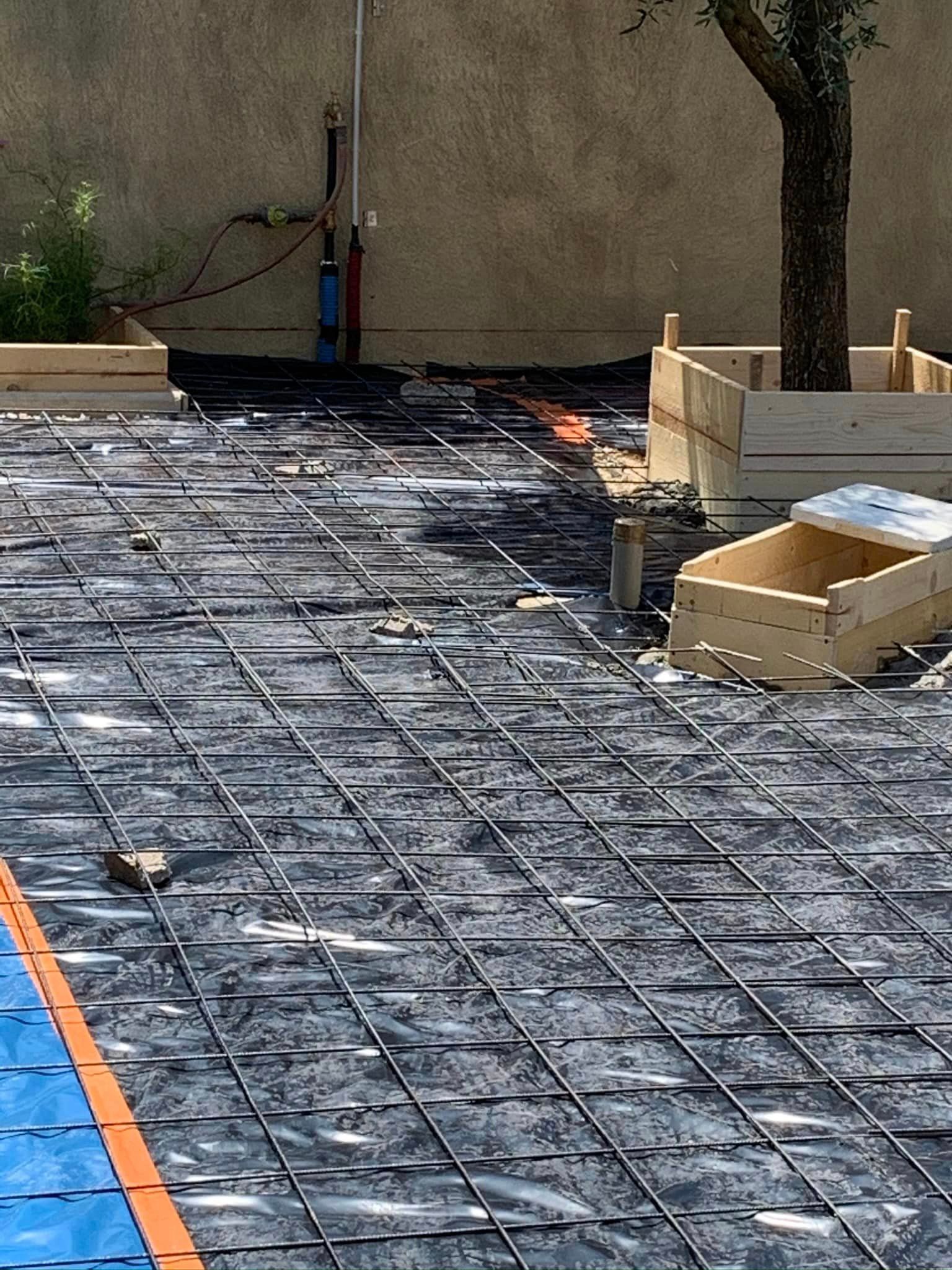 Réalisation d'une terrasse extérieure