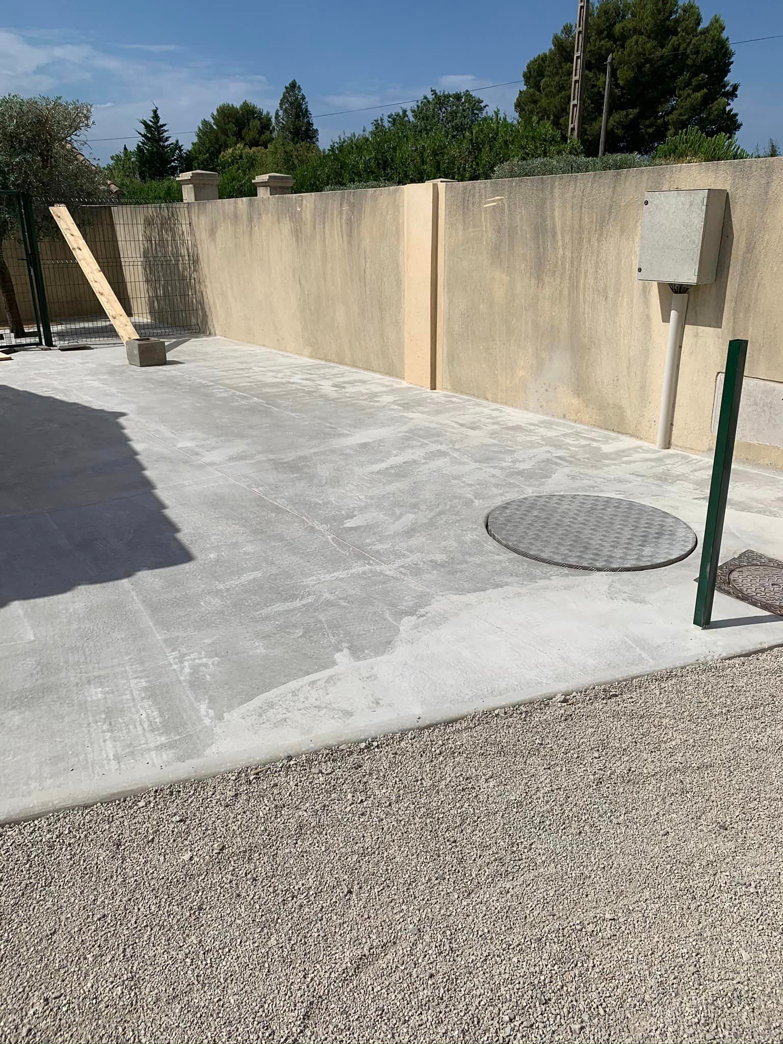 Terrasse extérieure après travaux