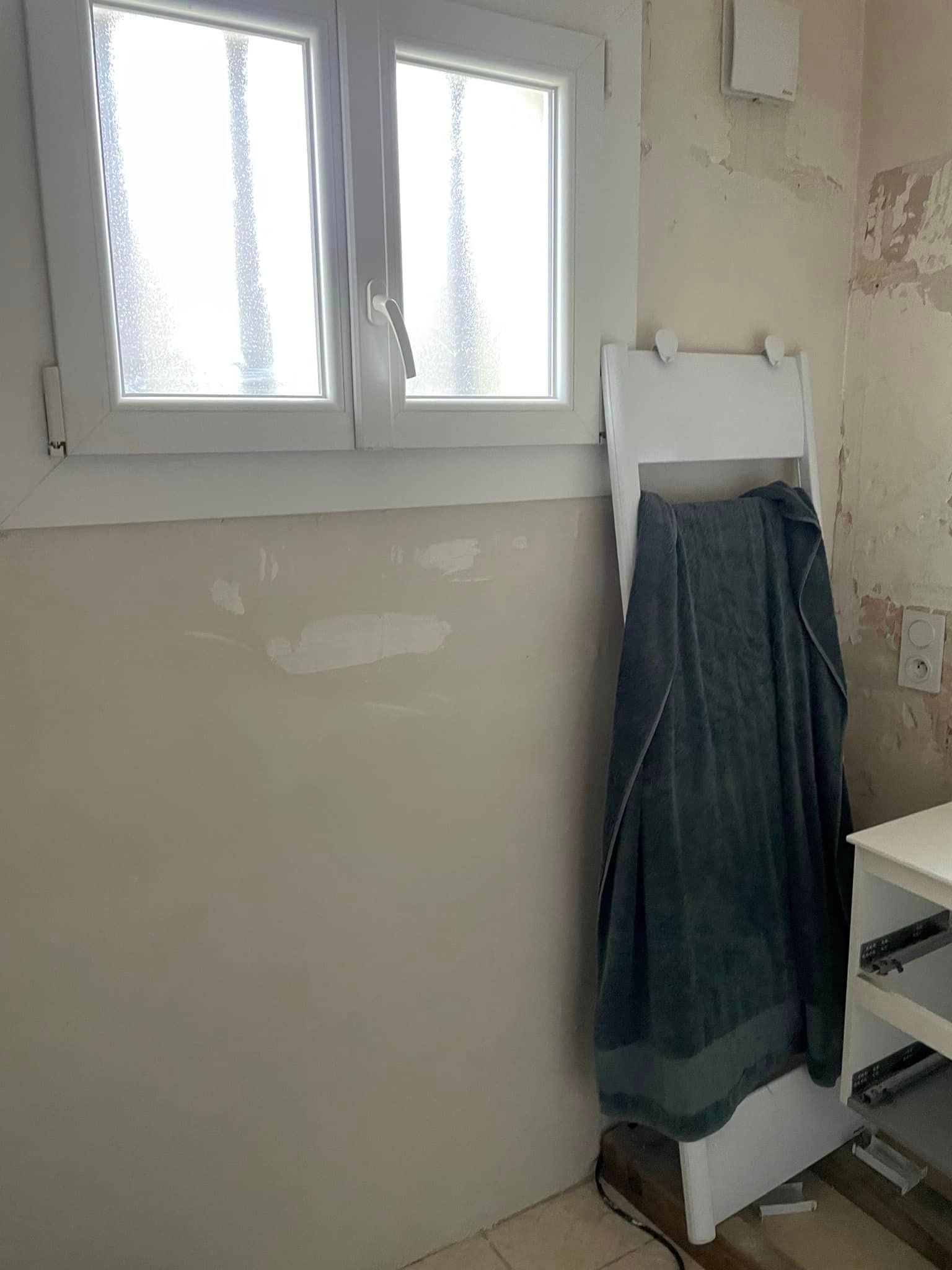 Salle de bains en rénovation