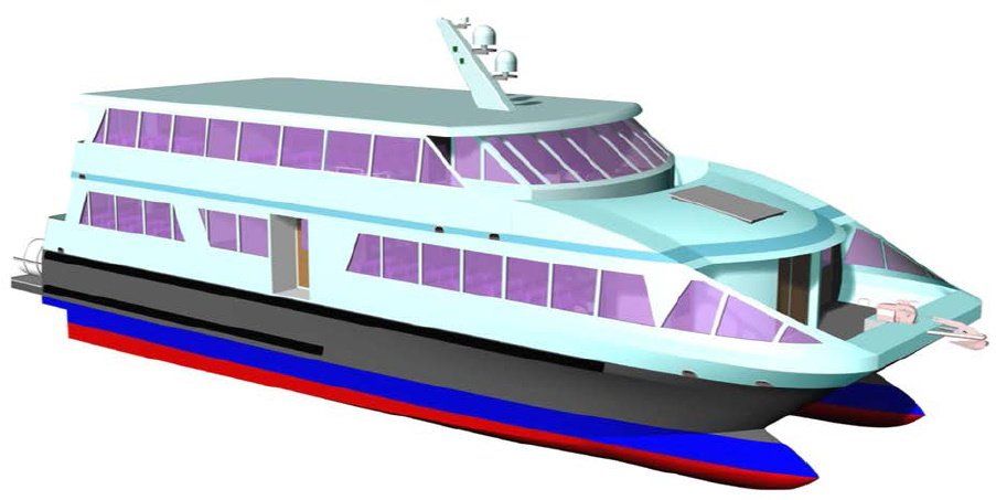 Bateau avec passagers