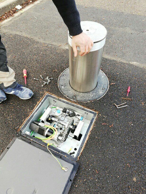 Installation borne anti-intrusion