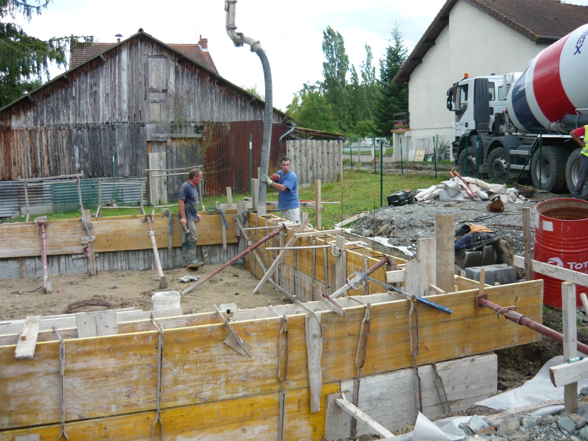 Travaux de maçonnerie