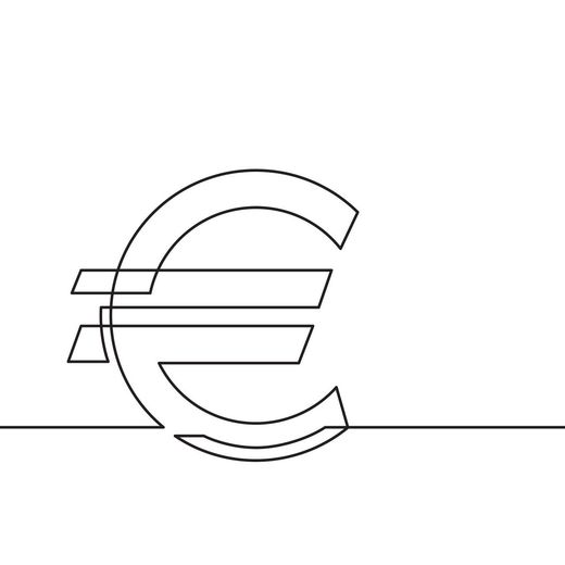 Dessin du symbole de l'euro