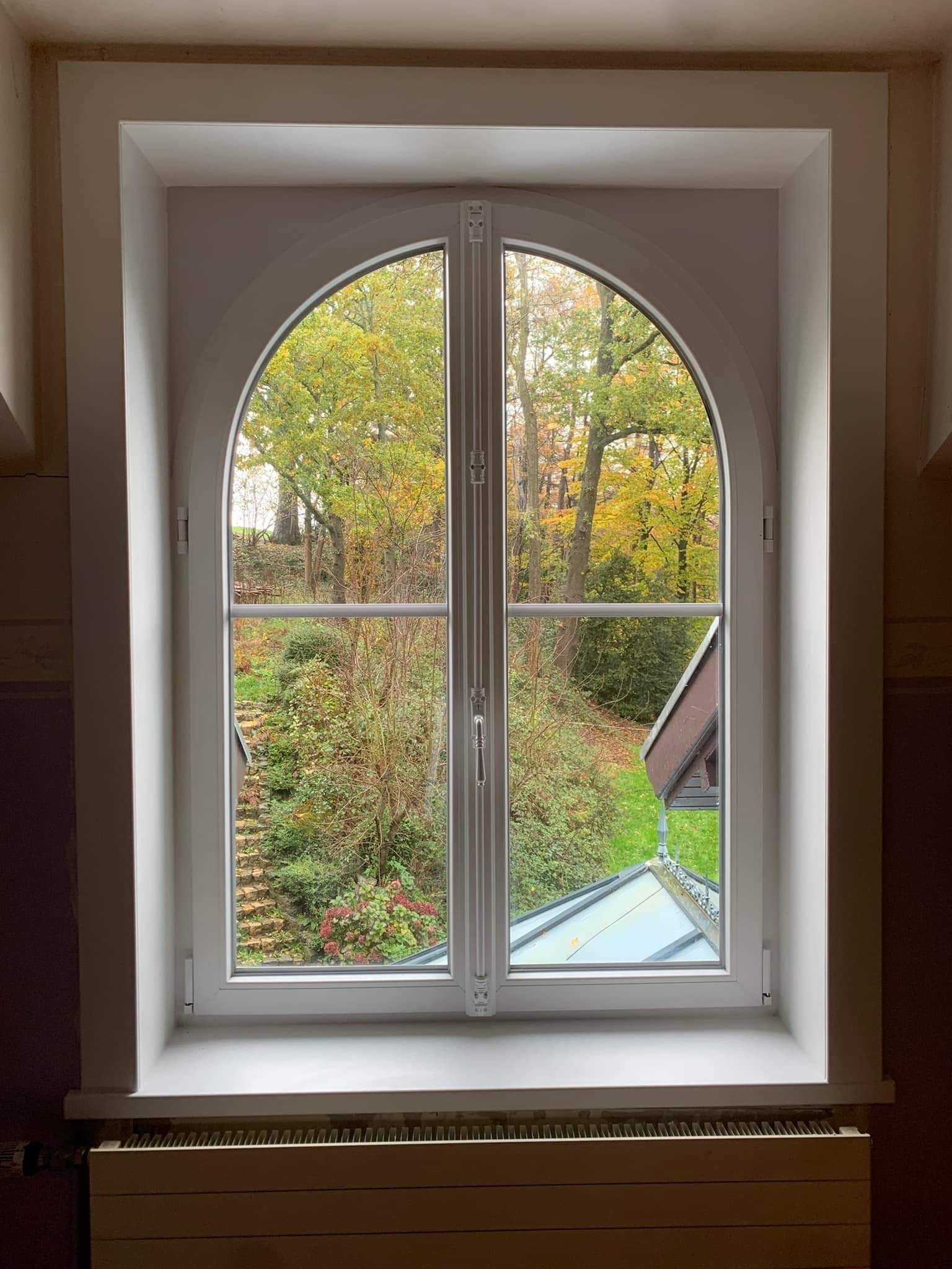 Baie vitrée battantes