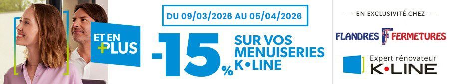 Promo sur les menuiseries k-Line