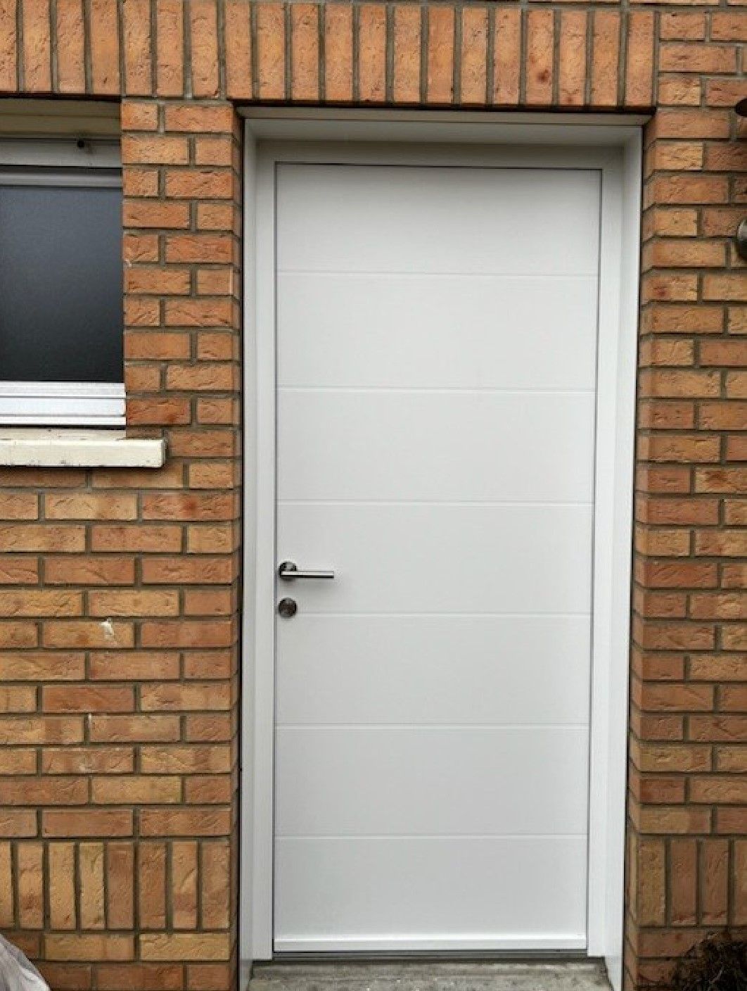 Porte entrée blanche