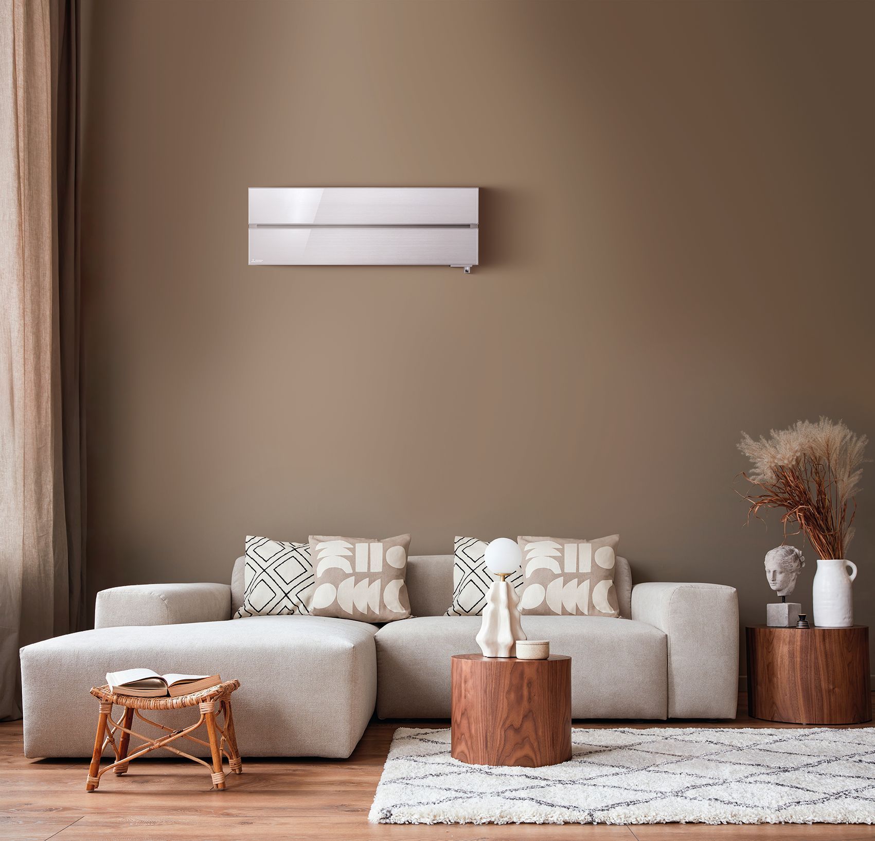 Une unité de climatisation dans un salon.